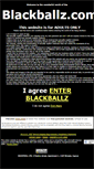 Mobile Screenshot of blackballz.com